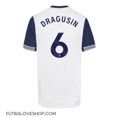 Dres Tottenham Hotspur Radu Dragusin #6 Domáci 2024-25 Krátky Rukáv